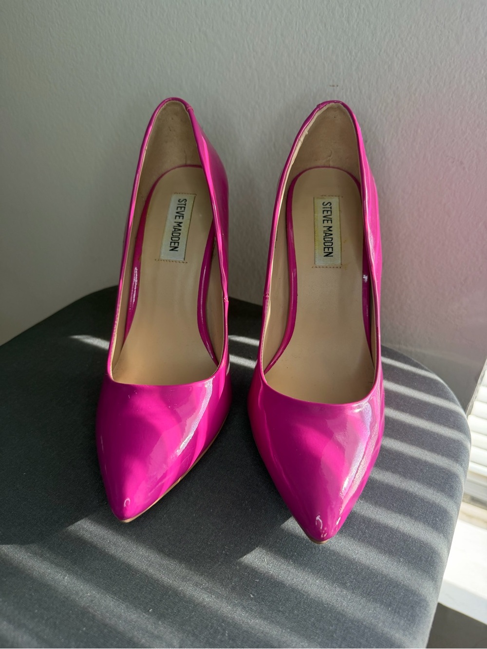 Steve Madden Daisie high heels Patent Pointed-Toe Pumps